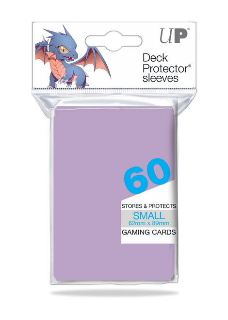 Lilac PRO-Gloss Small Deck Protector Sleeves 60ct Pack