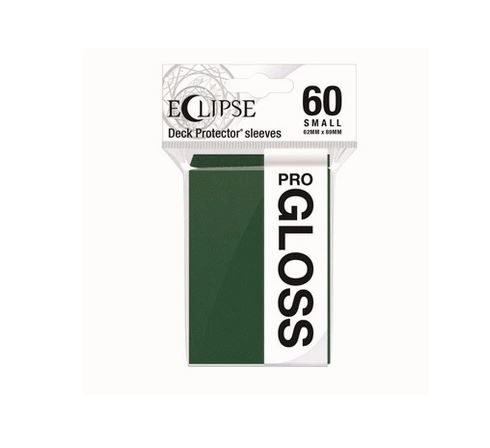 Eclipse Gloss Small Sleeves: Forest Green 60ct.