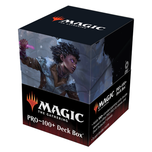 Jan 2021 PRO 100+ Deck Box featuring Planeswalker Art 4 for Magic: The Gathering