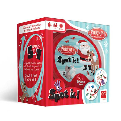 PRE-ORDER Spot It! Rudolph The Red-Nosed Reindeer