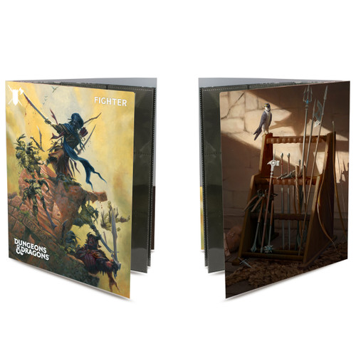 SALE Dungeons & Dragons Fighter - Class Folio with Stickers for Dungeons & Dragons