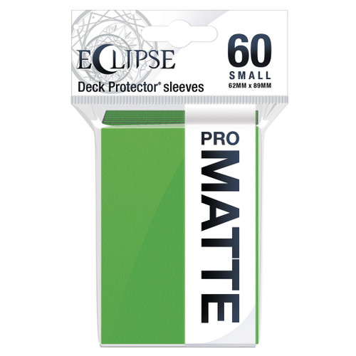Eclipse Matte Small Sleeves: Lime Green