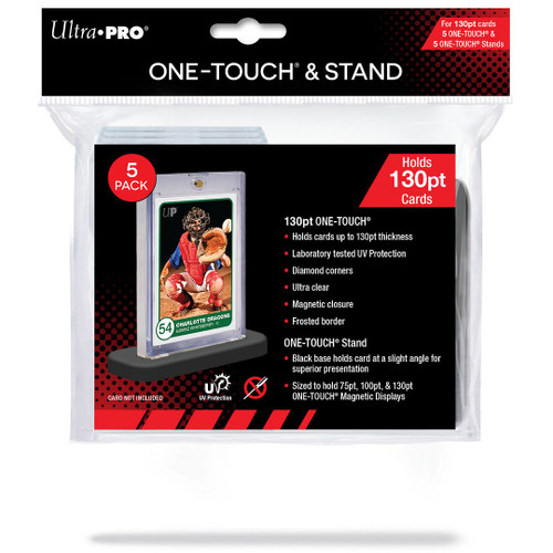130PT UV ONE-TOUCH and Stands 5-pack