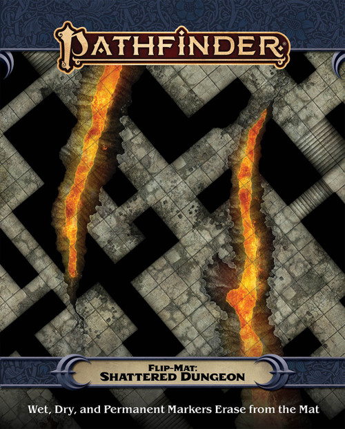 Pathfinder RPG Flip-Mat Shattered Dungeon