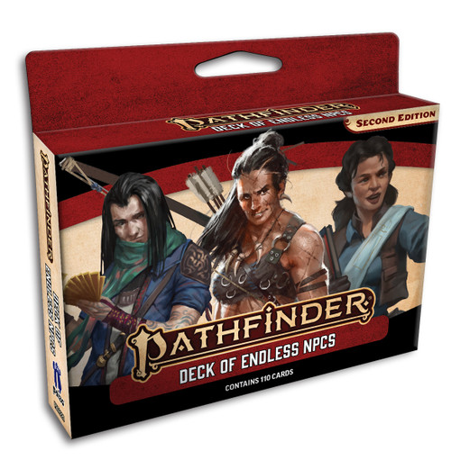 Pathfinder RPG Second Edition Cards Deck of Endless NPCs Deck