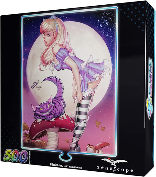 Grimm Fairy Tales Foil Jigsaw Puzzles Revenge of Wonderland Alice & Cheshire