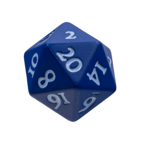 Vivid Heavy Metal Dice Blue