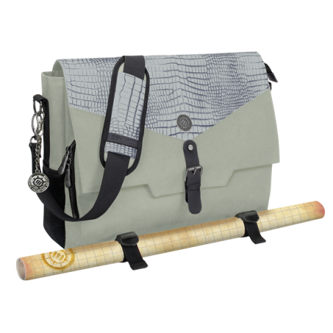 Enhance RPG Messenger Bag Dragon Silver