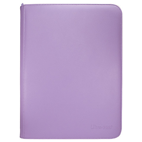 Vivid 9-Pocket Zippered PRO-Binder: Purple