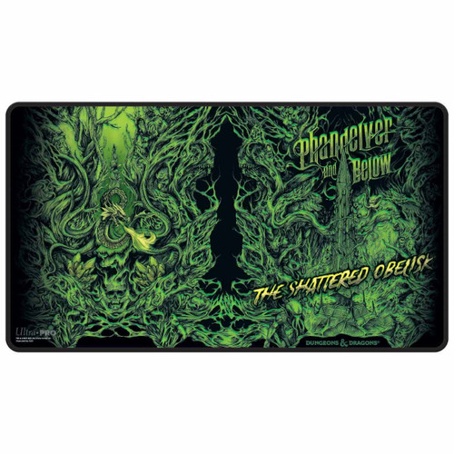 SALE Phandelver Campaign Black Stitched Playmat Featuring: Alternate Cover Artwork for Dungeons & Dragons