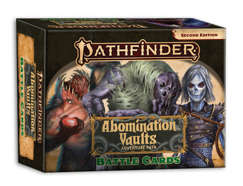 Pathfinder RPG Second Edition Cards Abomination Vaults Battle Deck