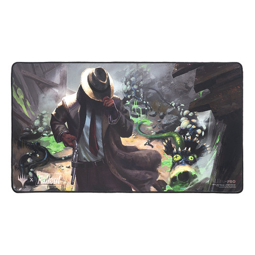 Fallout Black Stitched Playmat X for Magic: The Gathering
