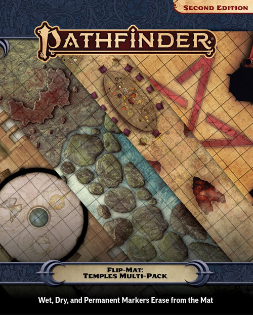 Pathfinder RPG Second Edition Flip-Mat Temples Multi-Pack