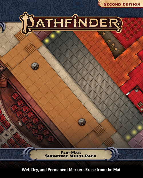 Pathfinder RPG Second Edition Flip-Mat Showtime Multi-Pack