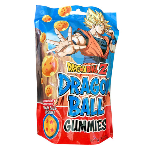 Dragon Ball Z Dragon Ball Gummies 8 Ounce 12 Count Peg Bag