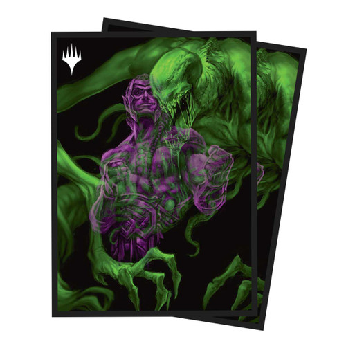 Duskmourn 100ct Deck Protector Sleeves Alt Art Key Character Mythic 2 for Magic The Gathering