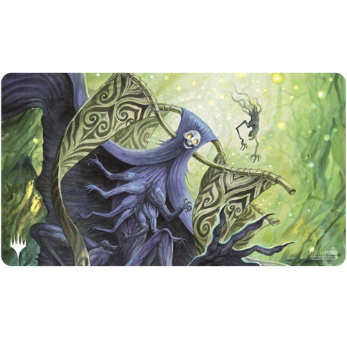 Duskmourn Playmat Mythic Cycle Green for Magic The Gathering