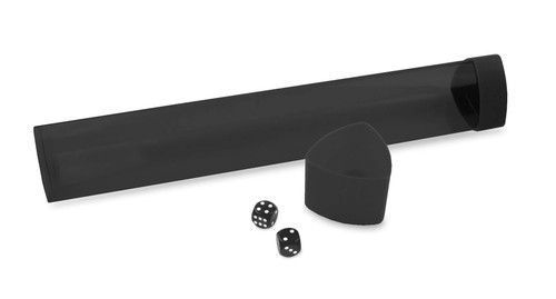 Playmat Tube with Dice Cap Smoke
