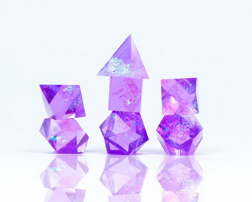 Cloak & Dagger Purple 7ct Polyhedral Dice Set