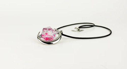 Valentine D20 Dice Necklace (Be My Nat 20)