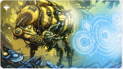 MTG 2025 Aetherdrift Set Playmat Borderless Racer 6 for Magic: The Gathering