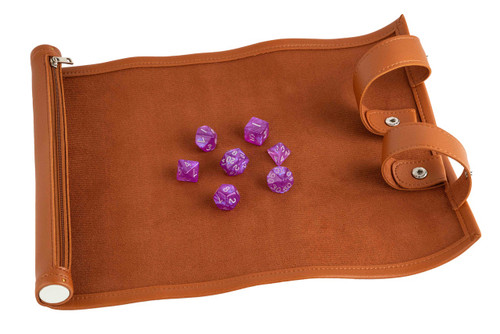 Dice Rolling Scroll Leather