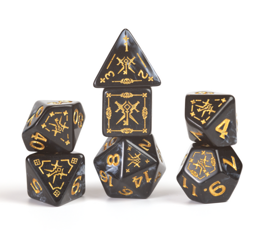 Dungeons & Dragons Adventure Dice Rogue Black