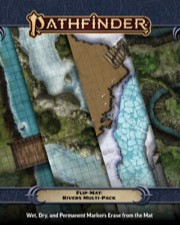 Pathfinder RPG Second Edition Flip-Mat Rivers Multi-Pack