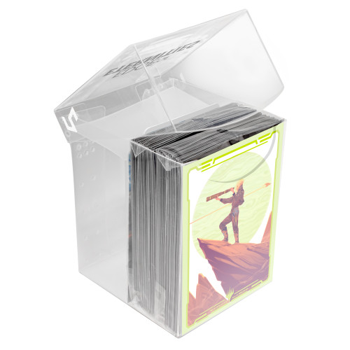 Edge of Eternities 100ct Deck Protector Sleeves in Clear Box Key Character Mythic for Magic: The Gathering