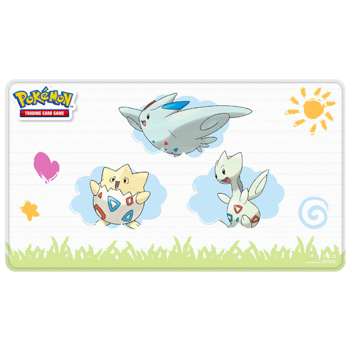 Pokemon Togepi Evolutions Stitched Playmat