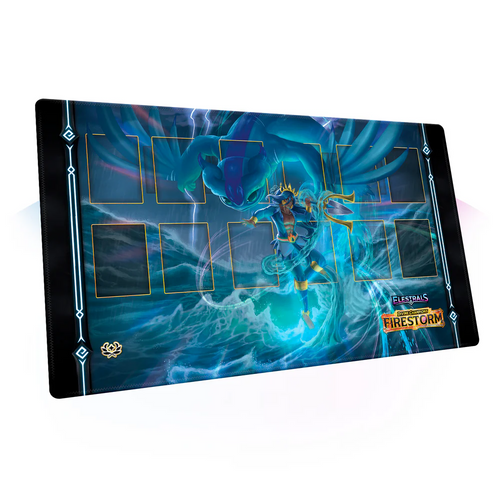 Elestrals  Firestorm Majesea Champion of Poseidon Playmat