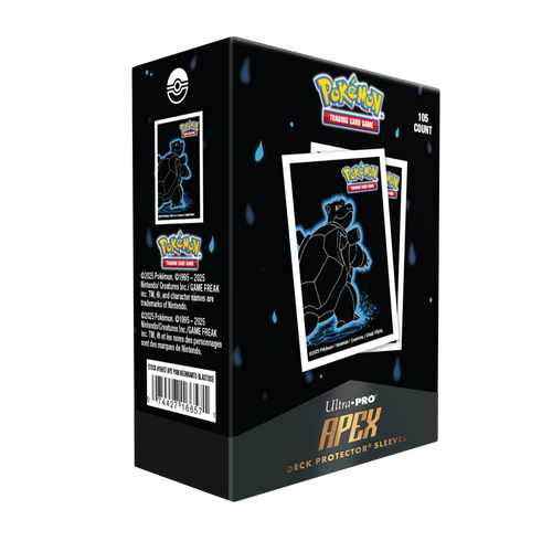 Pokemon Neon Kanto Blastoise 105ct APEX Deck Protector® Sleeves