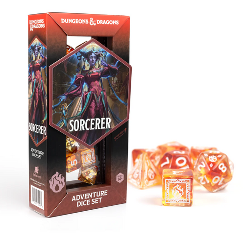 Dungeons & Dragons Adventure Dice Sorcerer Orange (Updated)