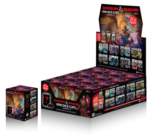 Dungeons & Dragons Mini Dice Cups Series Two 12ct Display