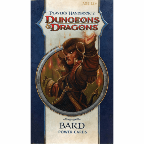 Dungeons & Dragons 4th Edition PHB 2 Power Cards Bard Deck