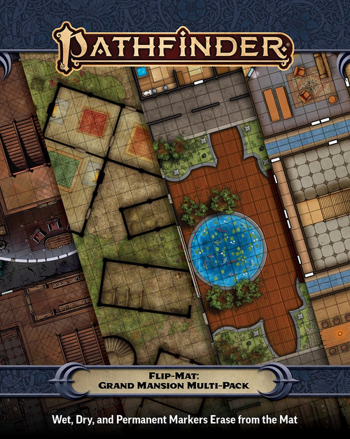 PRE-ORDER Pathfinder RPG Second Edition Flip-Mat Grand Mansion Multi-Pack