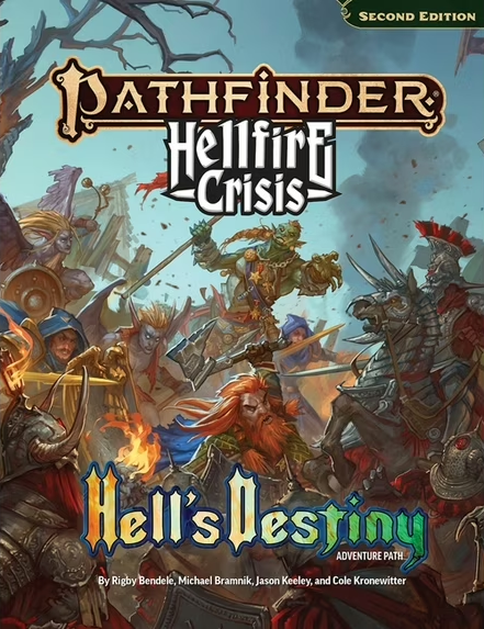 PRE-ORDER Pathfinder RPG Second Edition Adventure Path Hell's Destiny (Hardcover Edition)