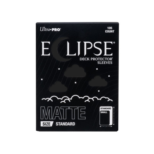 PRE-ORDER Sleeves Elcipse Matte Standard Jet Black 105ct (2026)