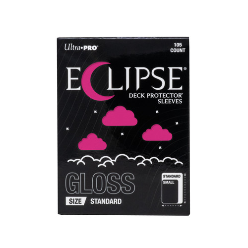 PRE-ORDER Sleeves Eclipse Gloss Standard Hot Pink 105ct (2026)