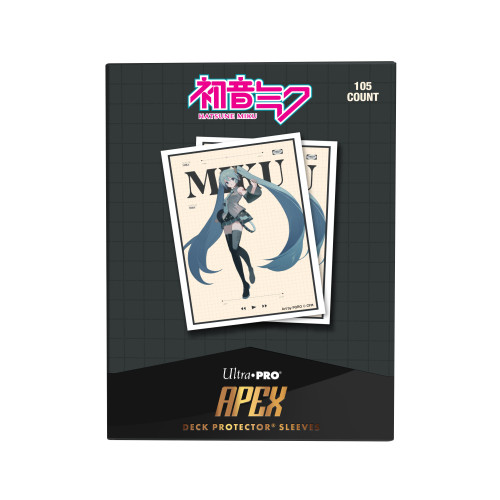 PRE-ORDER Hatsune Miku - Retro Soundscapes: Hatsune Miku 105ct APEX DECK PROTECTOR® Sleeves for Tabletop Gaming