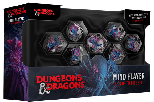 PRE-ORDER Dungeons & Dragons Mind Flayer Monsters Inclusion Resin 7ct Set