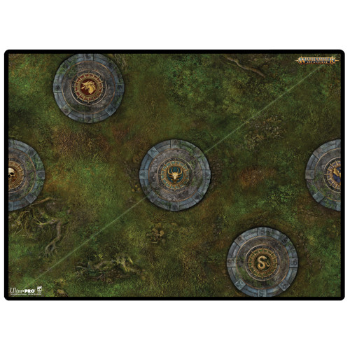 PRE-ORDER Spearhead: Fire & Jade B Battle Mat for Warhammer Age of Sigmar