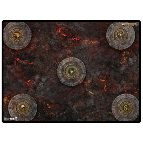 PRE-ORDER Spearhead: Fire & Jade A Battle Mat for Warhammer: Age of Sigmar