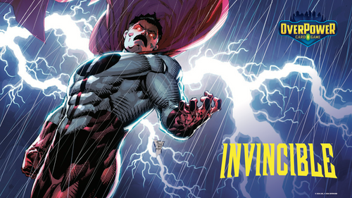 PRE-ORDER OverPower CCG: Skybound Premium Format Playmat OMNI-MAN - Invincible