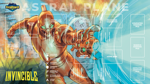 PRE-ORDER OverPower CCG: Skybound Premium Format Learn-to-Play Playmat ROBOT - Invincible