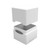 Satin Cube - Arctic White