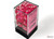 Translucent D6 Pink/White 16mm 12ct Dice Set