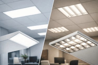 LED vs Fluorescent Troffers: What to Choose