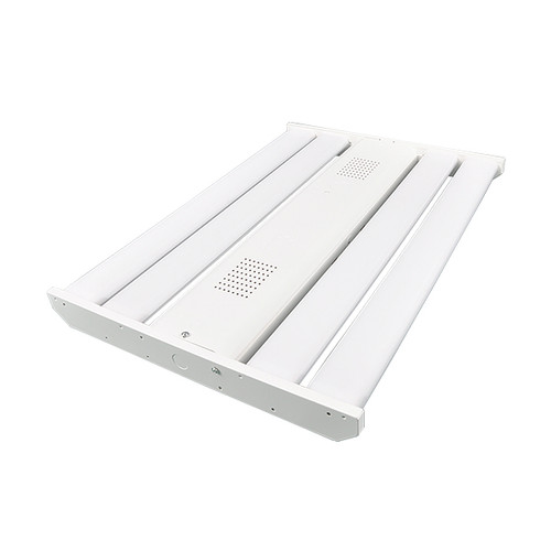 HEB Series, High Efficacy 150lm/w LED High Bay (7 years warranty,  70,000 hrs rated life), DLC5.1 Premium, High Transmission Clear 90° Optic, V-hook included, 0-10V Dimming, 120-277V Input, 82+ CRI, 2’, 81W / 12287Lm