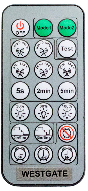 REMOTE CONTROL FOR WEC-3MR-4, WEC Motion Sensors